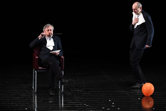 Amphitryon play run-through at Pyotr Fomenko Studio Theater