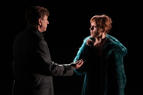 Amphitryon play run-through at Pyotr Fomenko Studio Theater