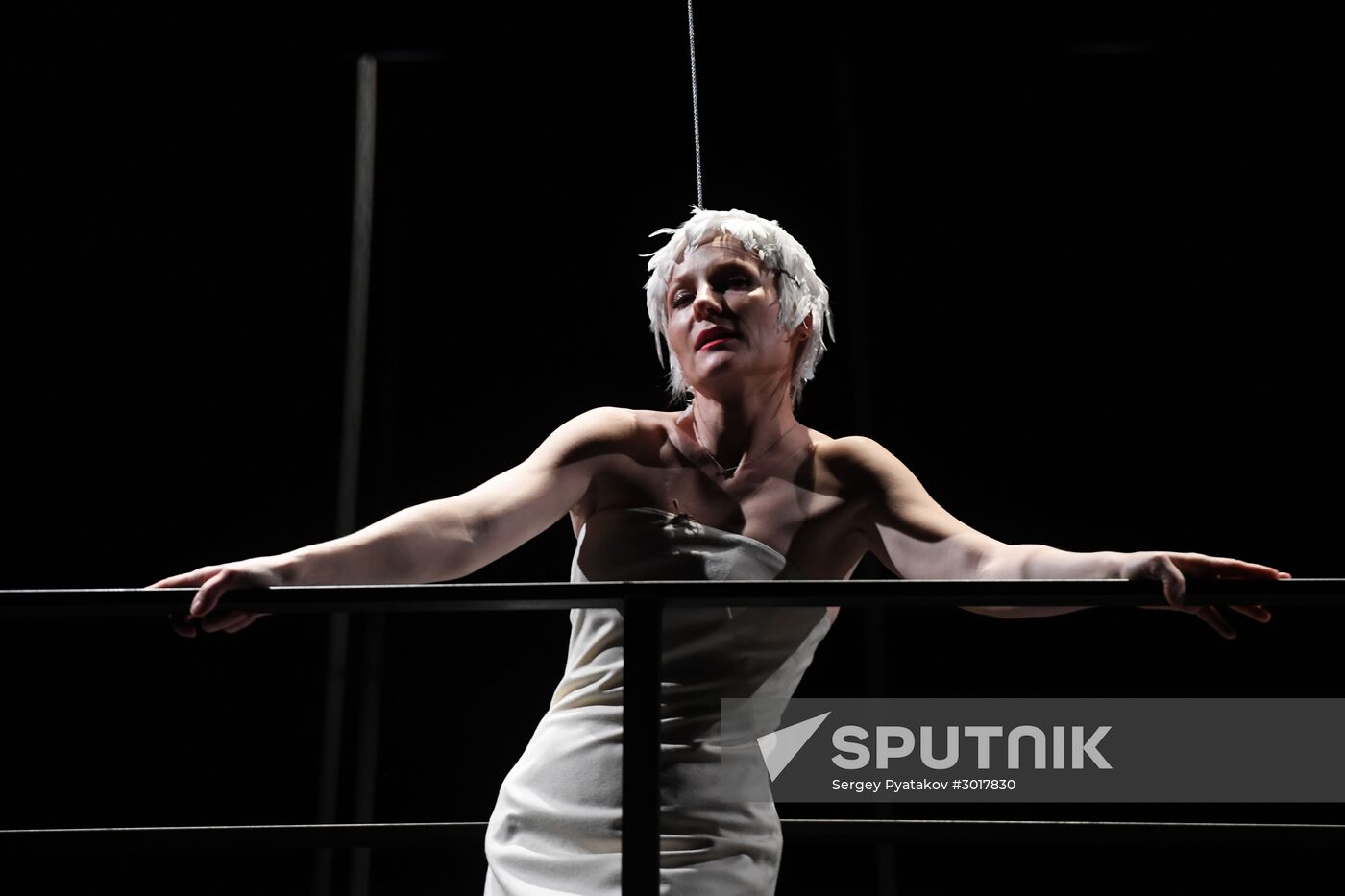 Amphitryon play run-through at Pyotr Fomenko Studio Theater