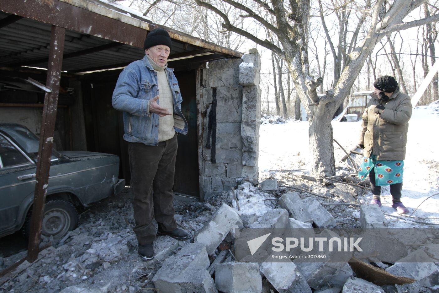 Damage caused by the shelling of Dokuchaevsk, Donetsk Region