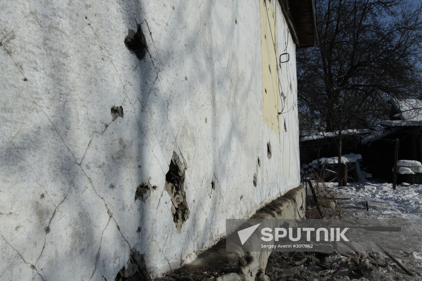 Damage caused by the shelling of Dokuchaevsk, Donetsk Region