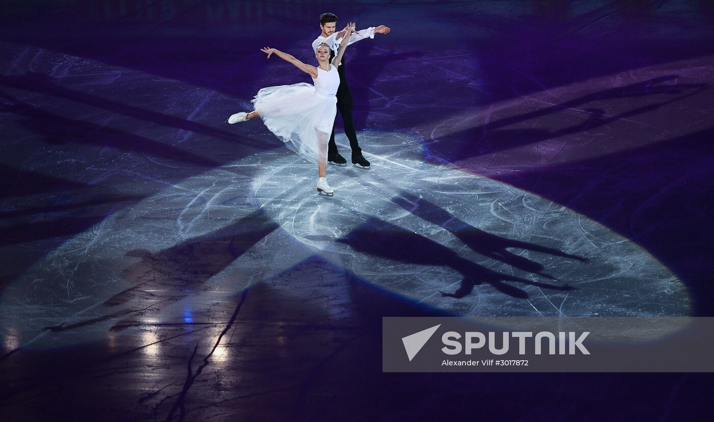 European Figure Skating Championship. Exhibition performances