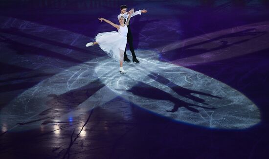 European Figure Skating Championship. Exhibition performances