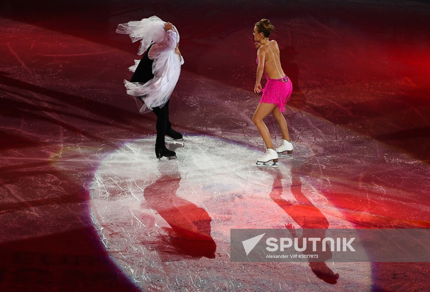 European Figure Skating Championship. Exhibition performances