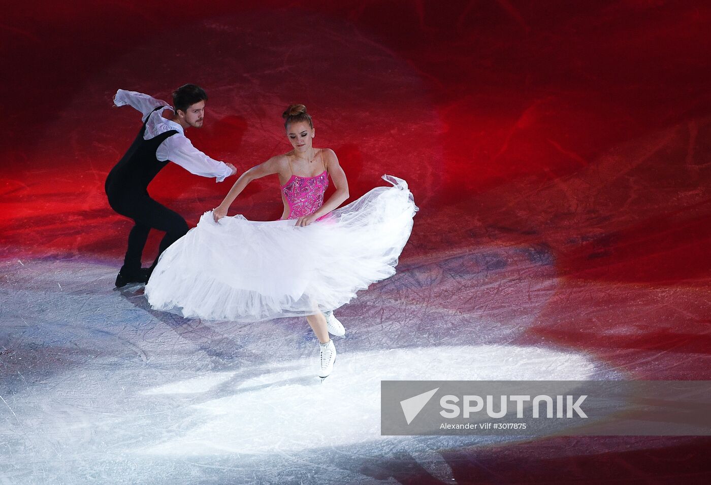European Figure Skating Championship. Exhibition performances