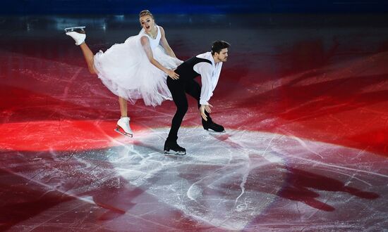European Figure Skating Championship. Exhibition performances