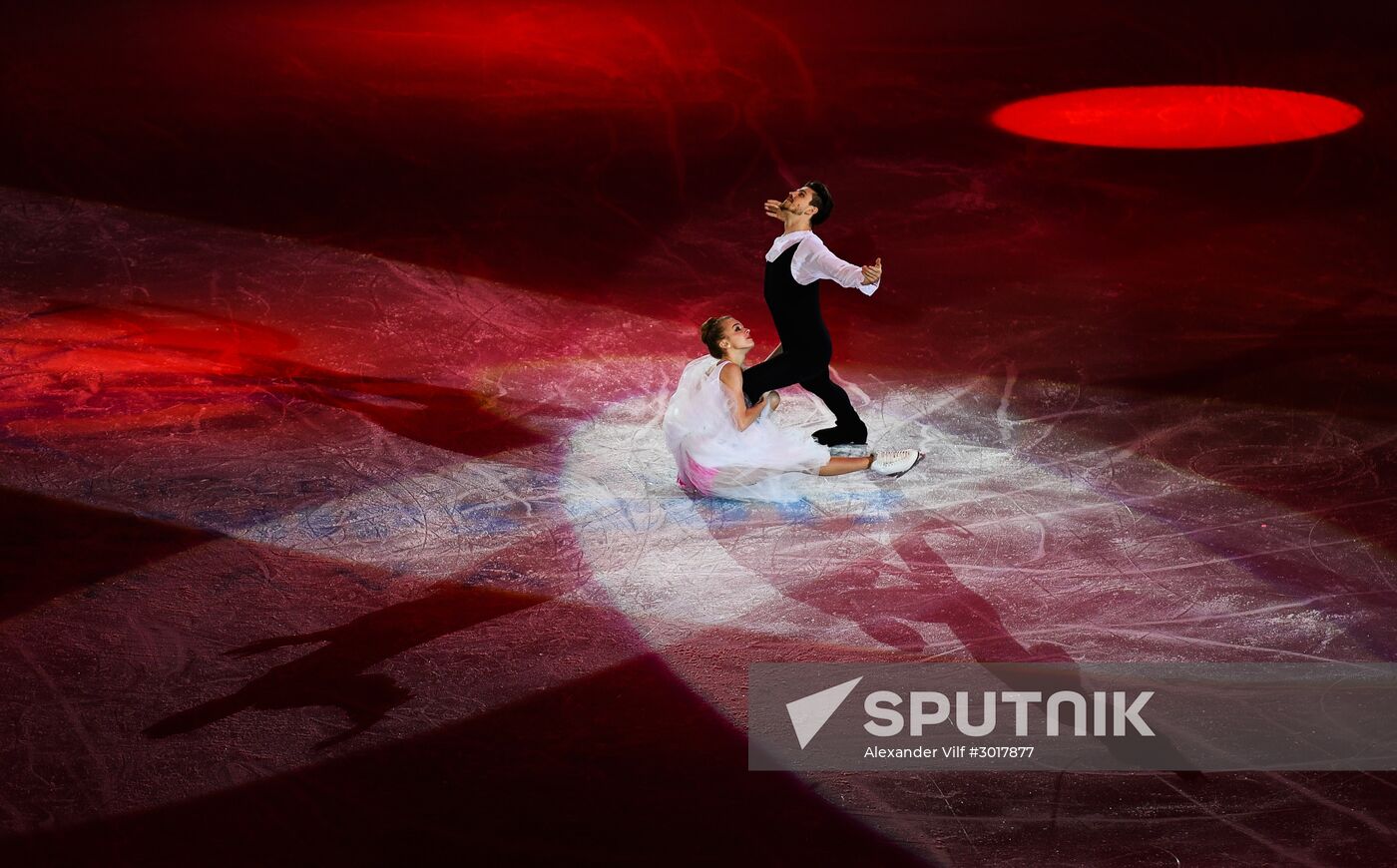 European Figure Skating Championship. Exhibition performances
