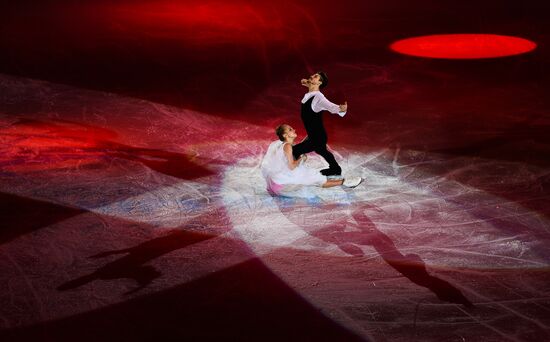 European Figure Skating Championship. Exhibition performances
