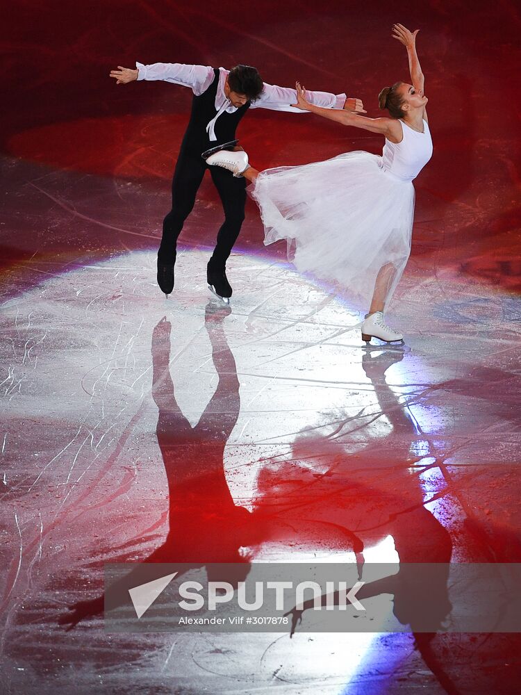 European Figure Skating Championship. Exhibition performances