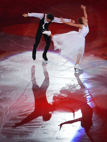 European Figure Skating Championship. Exhibition performances