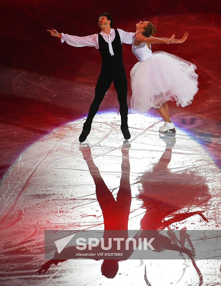 European Figure Skating Championship. Exhibition performances