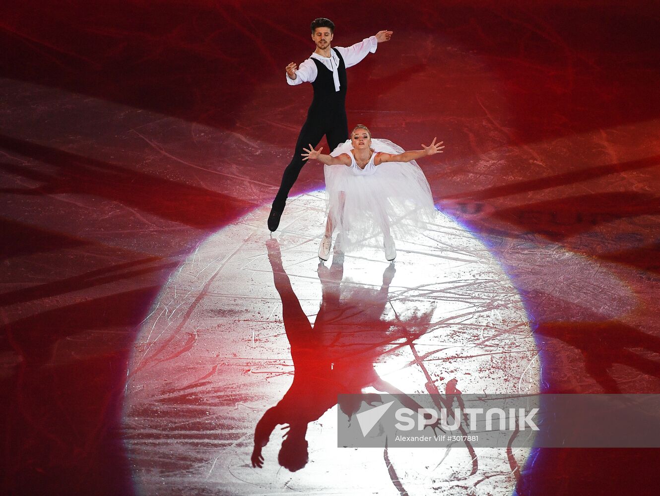 European Figure Skating Championship. Exhibition performances