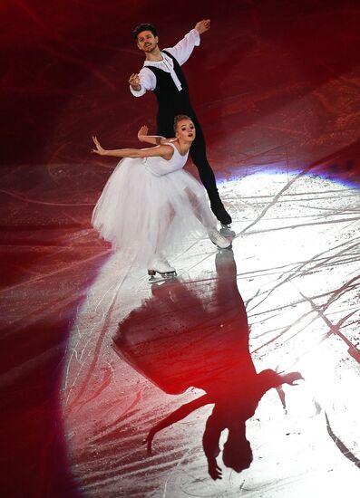 European Figure Skating Championship. Exhibition performances