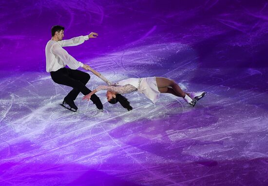 European Figure Skating Championship. Exhibition performances