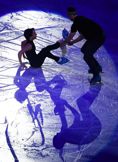European Figure Skating Championship. Exhibition performances