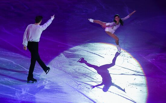 European Figure Skating Championship. Exhibition performances