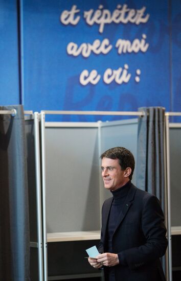 Second round of Socialist Party presidential primary in France