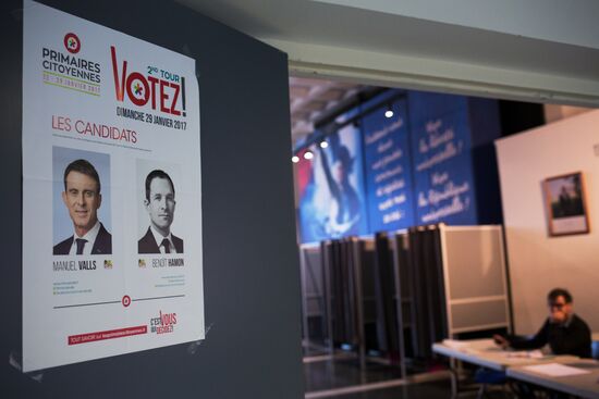 Second round of Socialist Party presidential primary in France