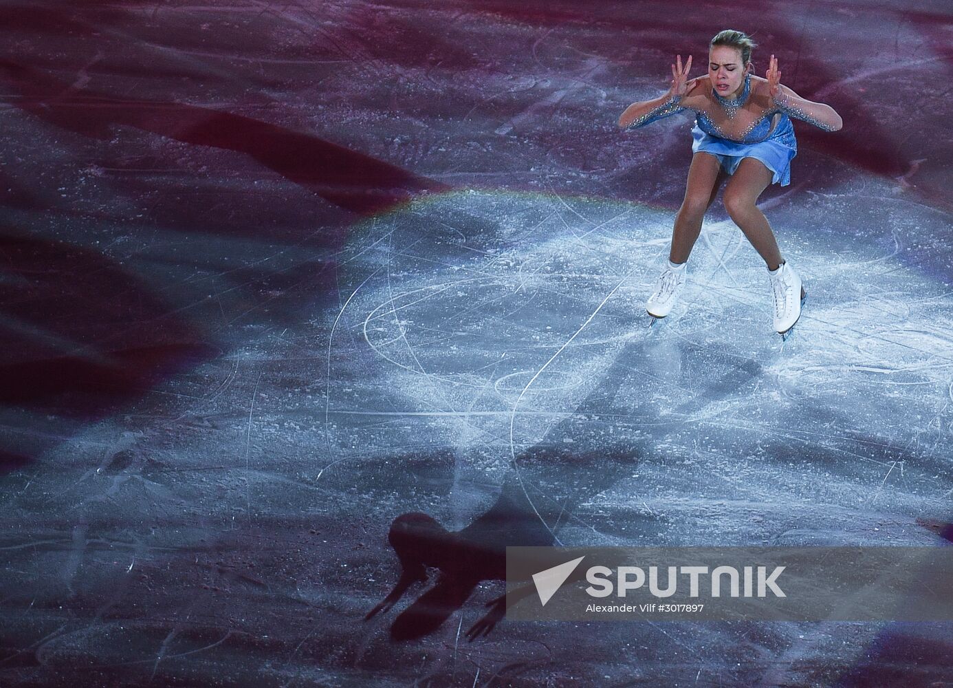 European Figure Skating Championship. Exhibition performances