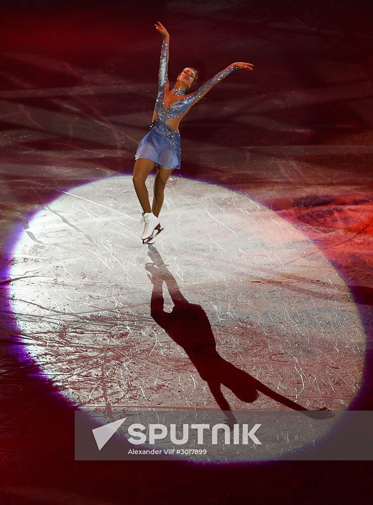 European Figure Skating Championship. Exhibition performances