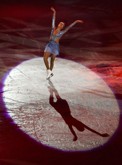 European Figure Skating Championship. Exhibition performances