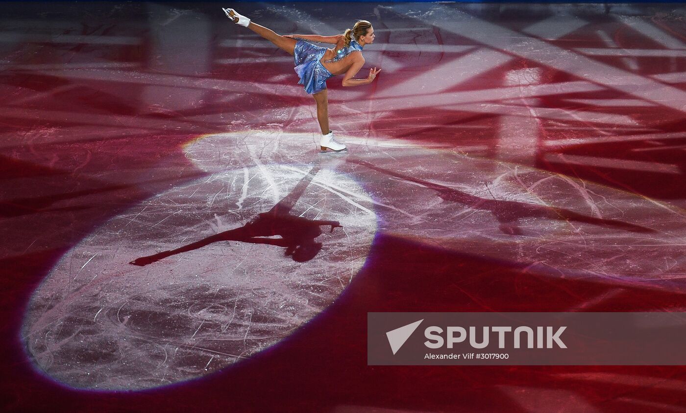 European Figure Skating Championship. Exhibition performances