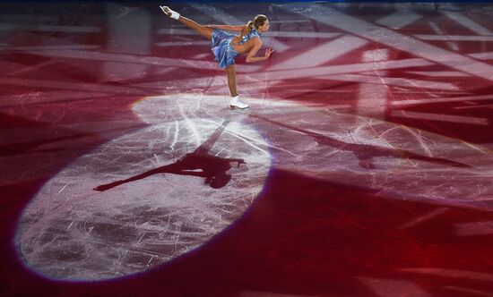 European Figure Skating Championship. Exhibition performances