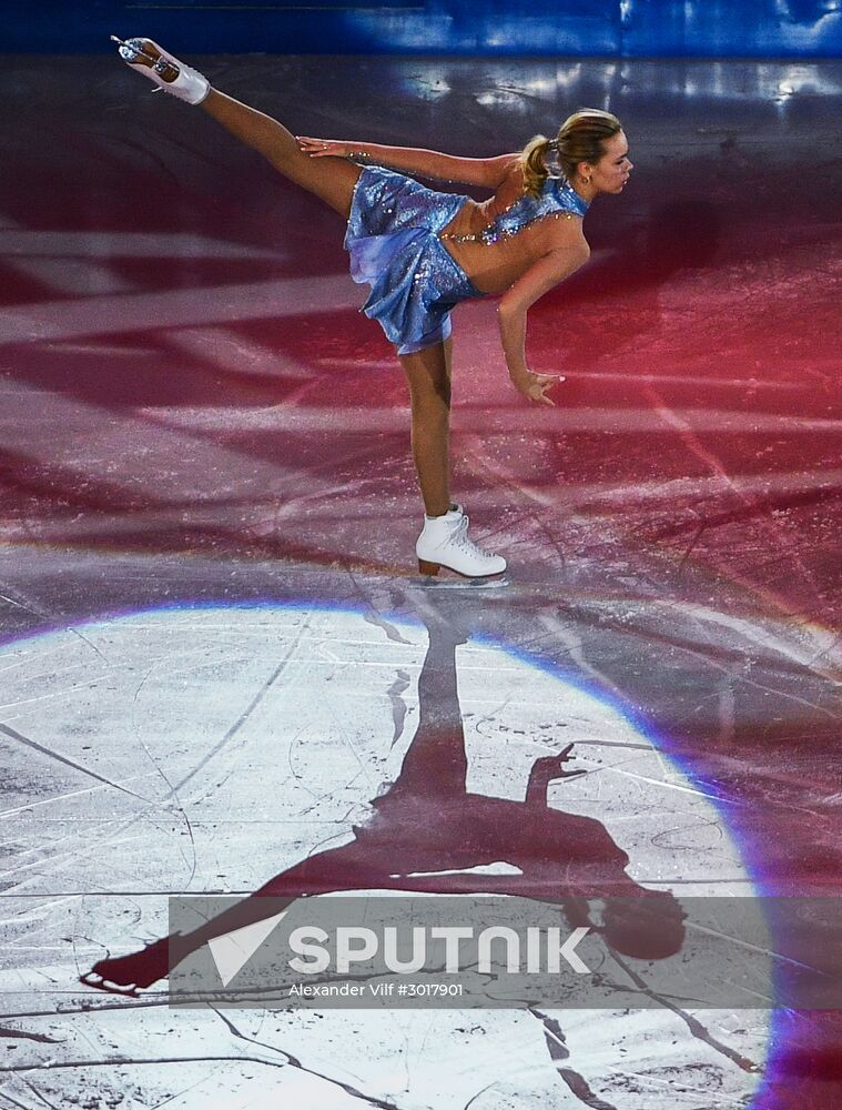 European Figure Skating Championship. Exhibition performances