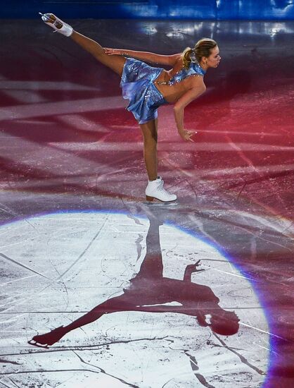 European Figure Skating Championship. Exhibition performances