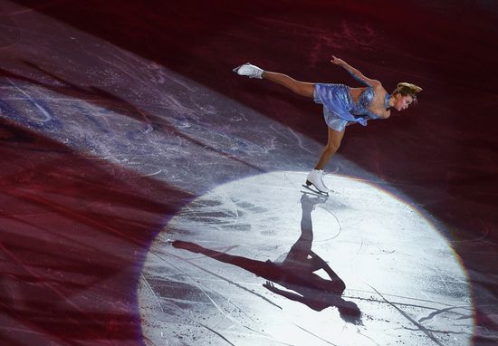 European Figure Skating Championship. Exhibition performances