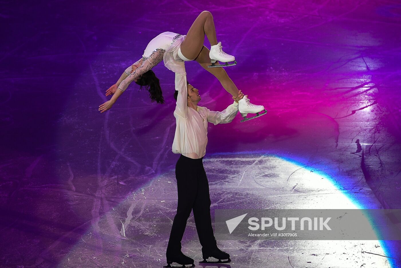 European Figure Skating Championship. Exhibition performances
