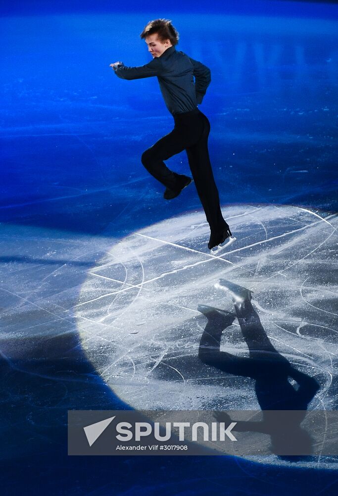 European Figure Skating Championship. Exhibition performances