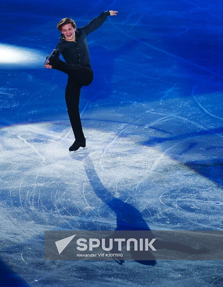 European Figure Skating Championship. Exhibition performances