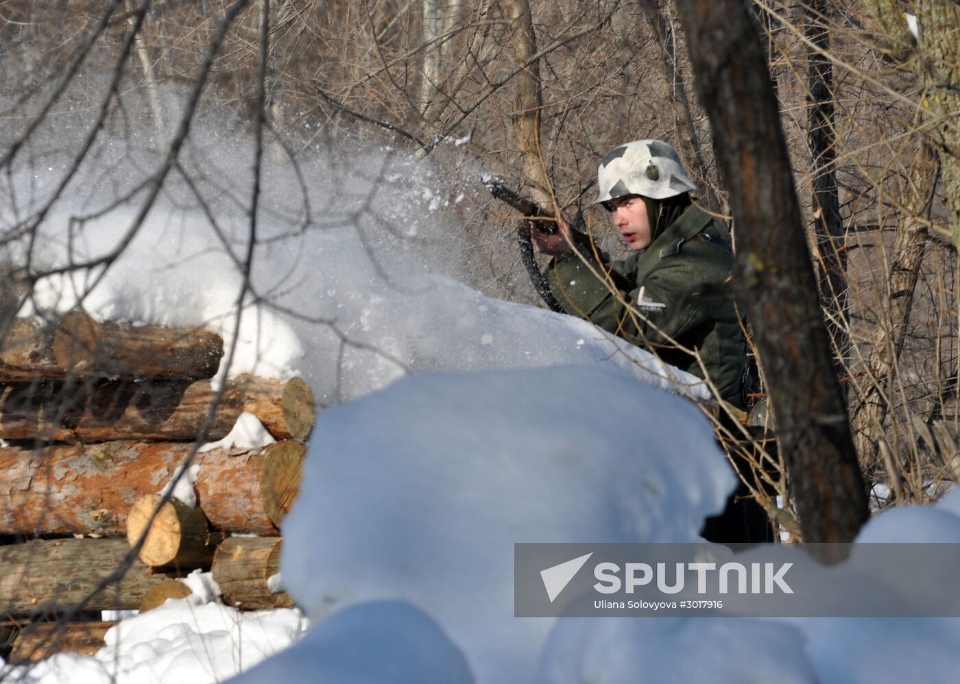 Military historical reenactment in Voronezh Region