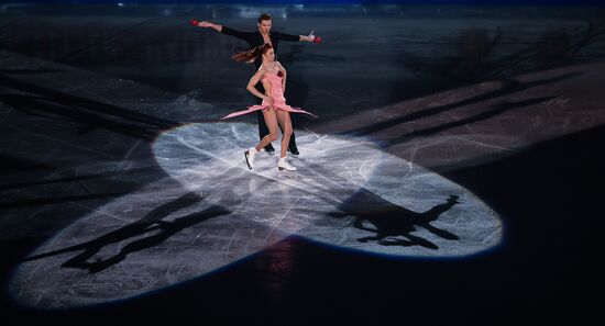 European Figure Skating Championship. Exhibition performances