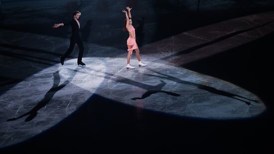 European Figure Skating Championship. Exhibition performances