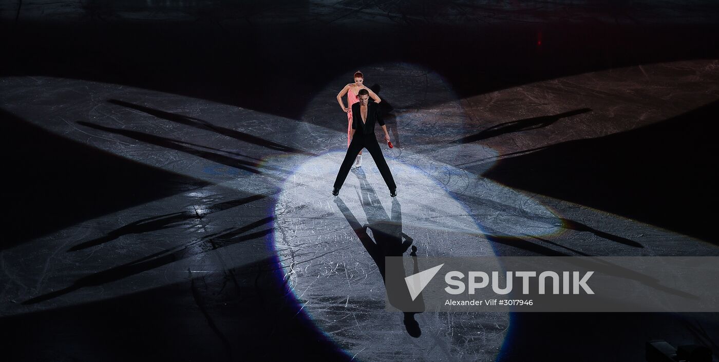 European Figure Skating Championship. Exhibition performances