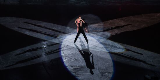 European Figure Skating Championship. Exhibition performances