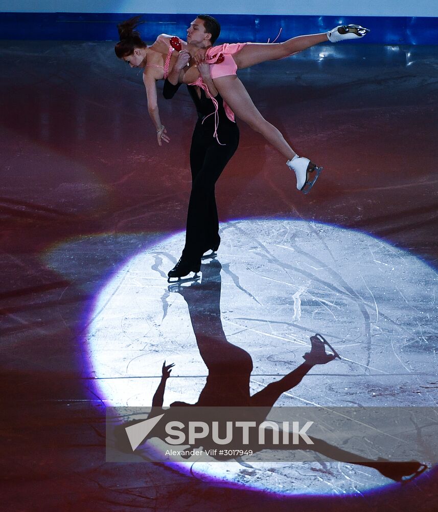 European Figure Skating Championship. Exhibition performances