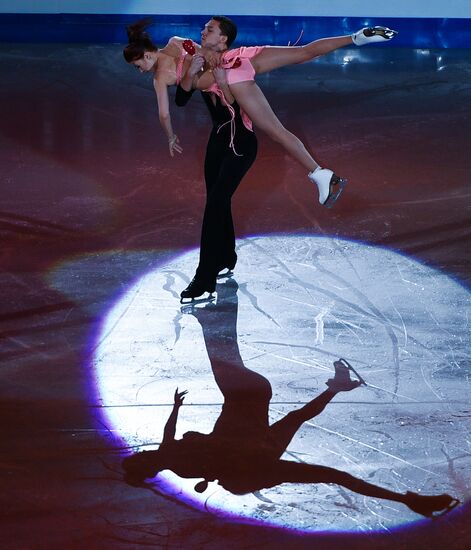 European Figure Skating Championship. Exhibition performances