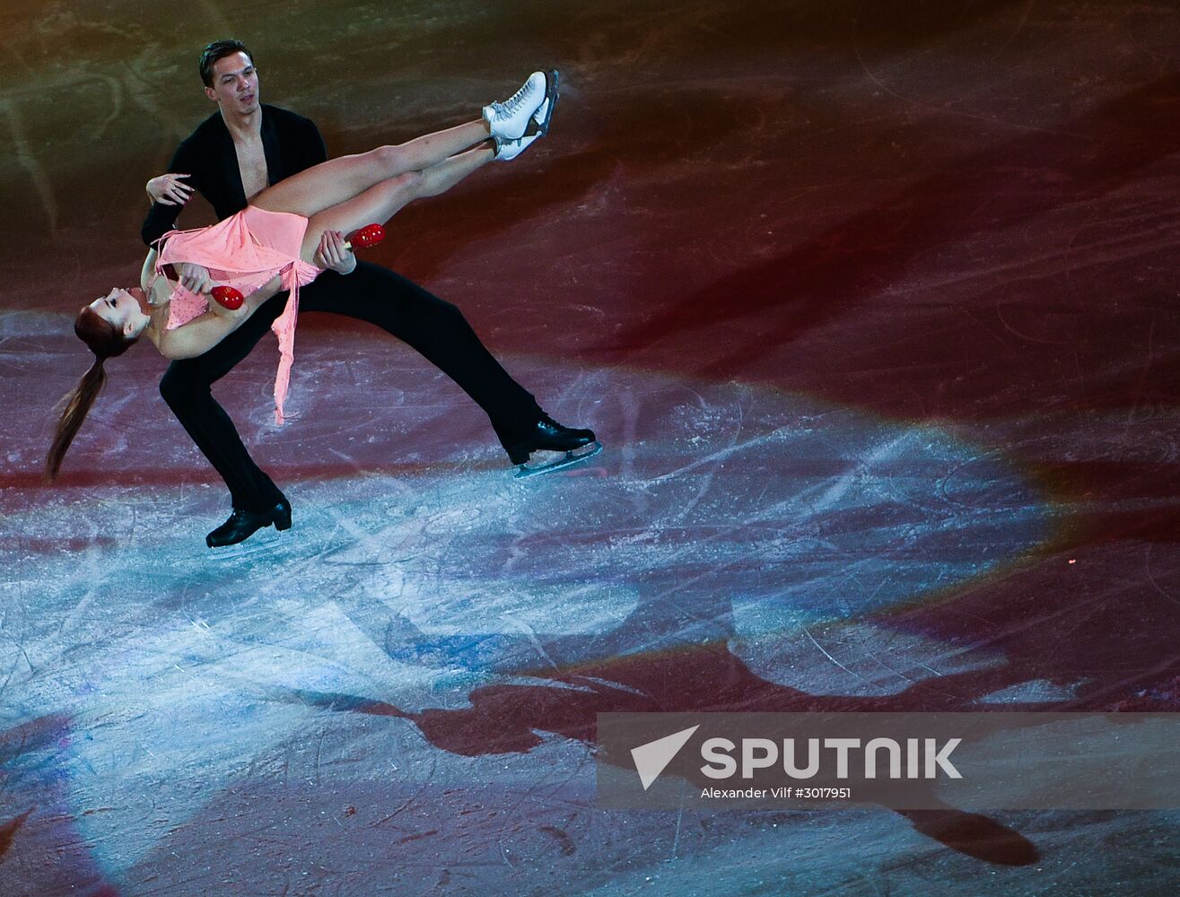 European Figure Skating Championship. Exhibition performances