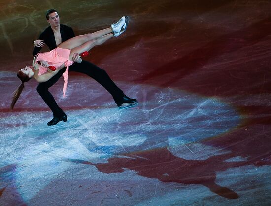 European Figure Skating Championship. Exhibition performances