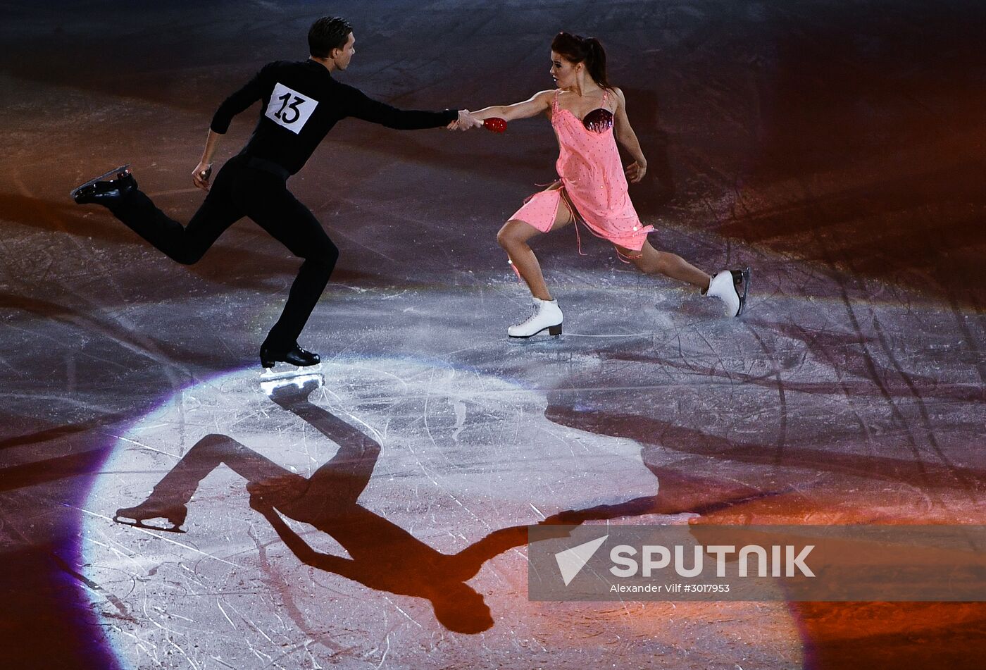 European Figure Skating Championship. Exhibition performances