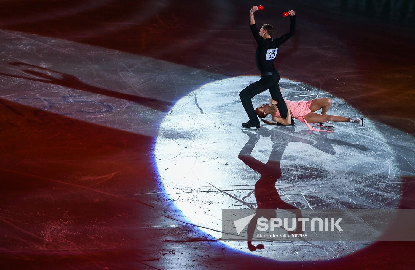 European Figure Skating Championship. Exhibition performances