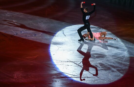 European Figure Skating Championship. Exhibition performances