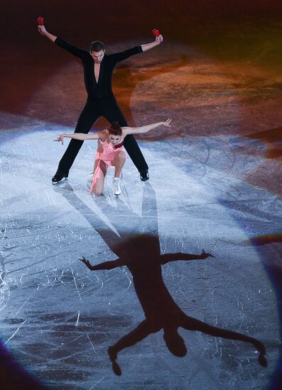 European Figure Skating Championship. Exhibition performances