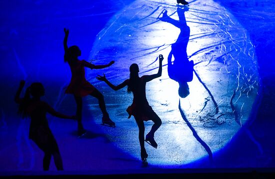 European Figure Skating Championship. Exhibition performances