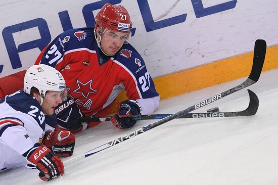 Kontinental Hockey League. CSKA vs. Metallurg (Magnitogorsk)