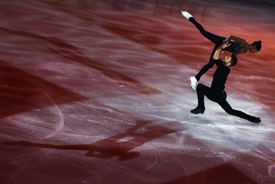 European Figure Skating Championship. Exhibition performances