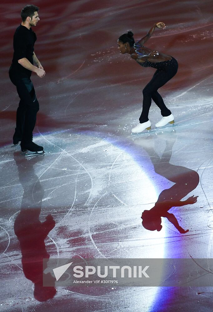 European Figure Skating Championship. Exhibition performances